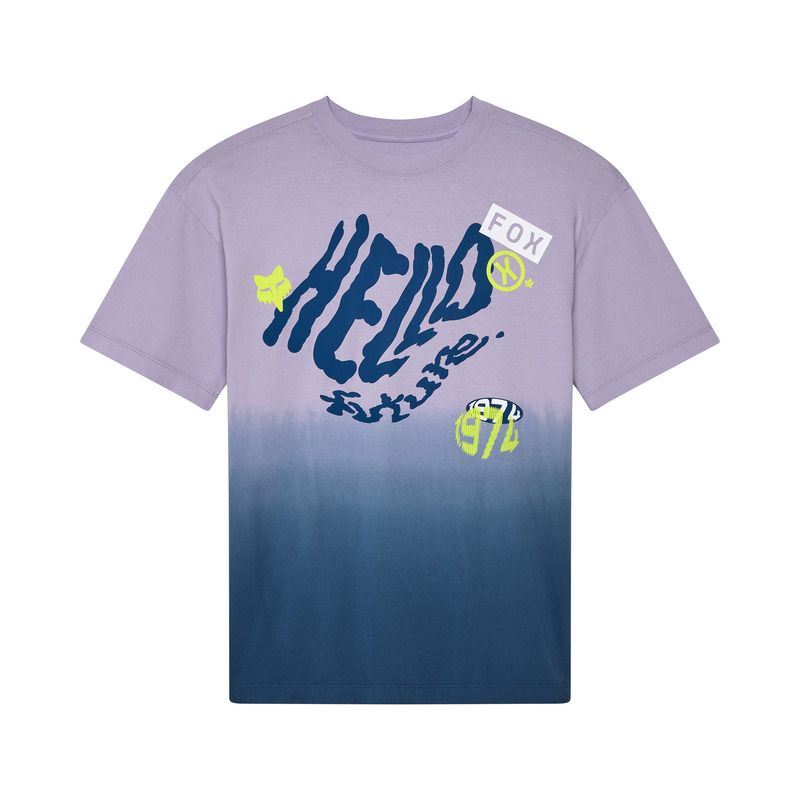 T-SHIRT FOX LADY HELLO FUTURE OVERSIZED LILAC  ENDURO CROSS
