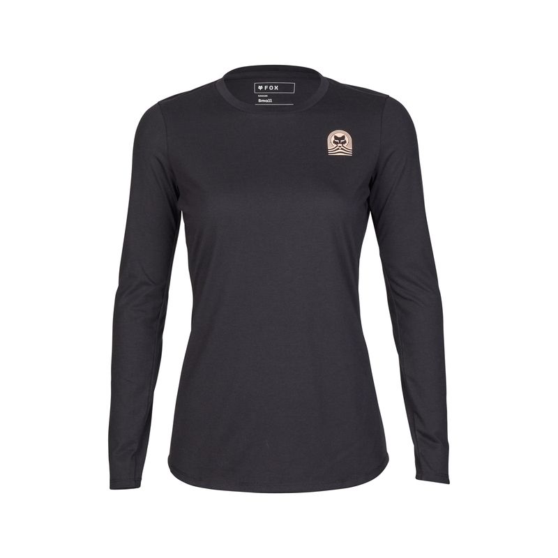 KOSZULKA ROWEROWA Z DŁUGIM RĘKAWEM FOX LADY RANGER DR BLACK ENDURO CROSS KOSZULKA ROWEROWA Z DŁUGIM RĘKAWEM FOX LADY RANGER DR BLACK ENDURO CROSS