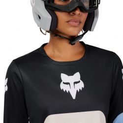 KOSZULKA ROWEROWA Z DŁUGIM RĘKAWEM FOX LADY RANGER GRID BLACK  ENDURO CROSS
