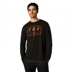 KOSZULKA Z DŁUGIM RĘKAWEM FOX BADGER TECH BLACK  ENDURO CROSS