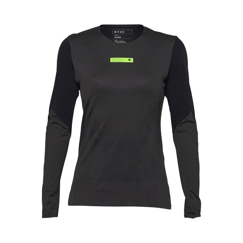 KOSZULKA ROWEROWA Z DŁUGIM RĘKAWEM FOX LADY RAWTEC BLACK  ENDURO CROSS