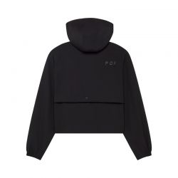 BLUZA Z KAPTUREM FOX LADY SURVIVALIST WINDBREAKER BLACK/BLACK  ENDURO CROSS