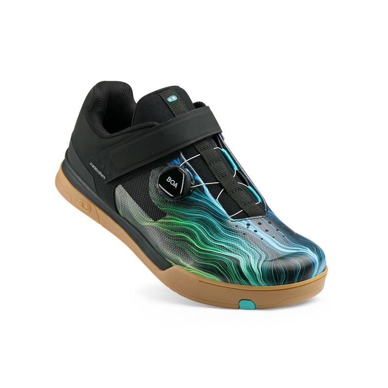 BUTY CRANKBROTHERS MALLET BOA BLACK/BLUE SWIRL - GUM OUTSOLE 9 (42 EU)