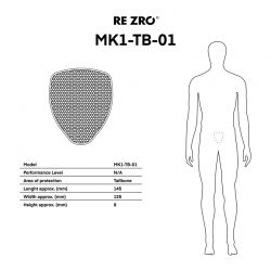 OSŁONA/WKŁADKA KOŚCI OGONOWEJ REZRO MK1-TB-01 TAILBONE (COCCYX) PURPLE OS (1 SZT.)