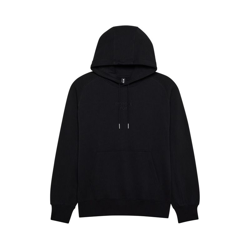 BLUZA Z KAPTUREM FOX MOTO-X OVERSIZED FLEECE PO BLACK  ENDURO CROSS