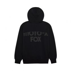 BLUZA Z KAPTUREM FOX MOTO-X OVERSIZED FLEECE PO BLACK  ENDURO CROSS