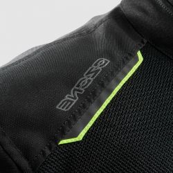 KURTKA TEKSTYLNA OZONE NEO AIR BLACK/FLO YELLOW 