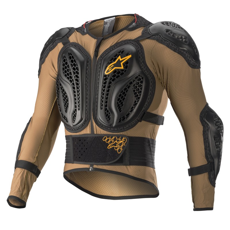 KOSZULKA Z OCHRANIACZAMI ALPINESTARS BIONIC ACTION CAMEL BLACK 