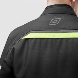 KURTKA TEKSTYLNA OZONE NEO BLACK/FLO YELLOW 