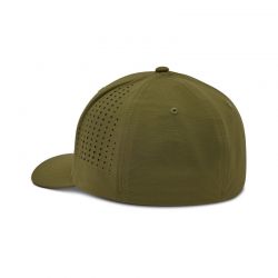 CZAPKA Z DASZKIEM FOX NON STOP TECH FLEXFIT OLIVE GREEN  ENDURO CROSS