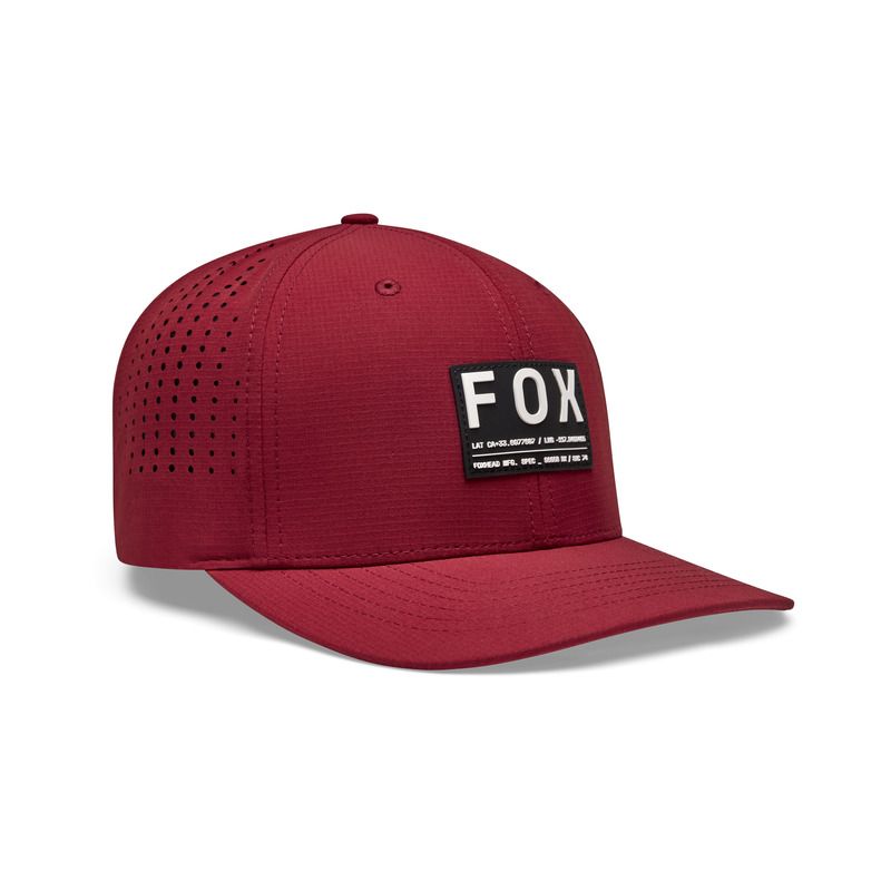 CZAPKA Z DASZKIEM FOX NON STOP TECH FLEXFIT RUST  ENDURO CROSS