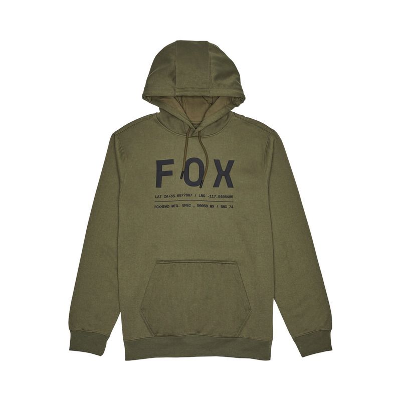 BLUZA Z KAPTUREM FOX NON STOP OLIVE GREEN  ENDURO CROSS