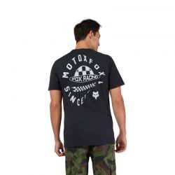 T-SHIRT FOX PLANET MOTO PREM BLACK  ENDURO CROSS