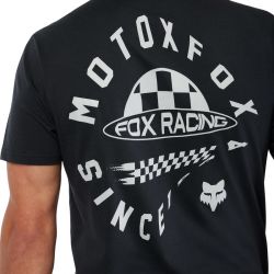T-SHIRT FOX PLANET MOTO PREM BLACK  ENDURO CROSS