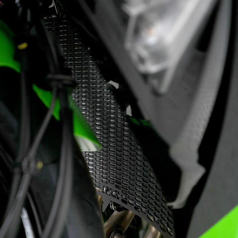 OSŁONA CHŁODNICY RG RACING PRO KAWASAKI ZX636 19-21 GREEN