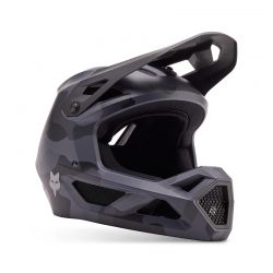 KASK ROWEROWY FOX RAMPAGE BLACK CAMO  ENDURO CROSS