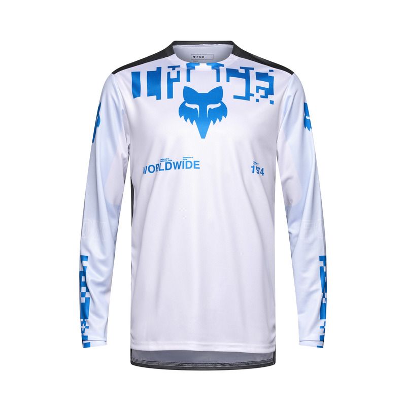 KOSZULKA ROWEROWA Z DŁUGIM RĘKAWEM FOX RANGER DIGI IMAGE WHITE  ENDURO CROSS