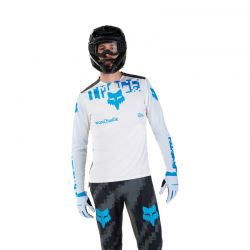 KOSZULKA ROWEROWA Z DŁUGIM RĘKAWEM FOX RANGER DIGI IMAGE WHITE  ENDURO CROSS