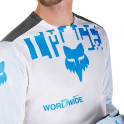 KOSZULKA ROWEROWA Z DŁUGIM RĘKAWEM FOX RANGER DIGI IMAGE WHITE  ENDURO CROSS