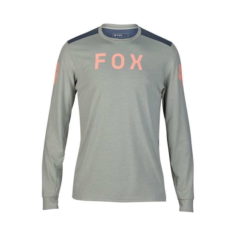 KOSZULKA ROWEROWA Z DŁUGIM RĘKAWEM FOX RANGER DR AVIATION GREY VINTAGE ENDURO CROSS KOSZULKA ROWEROWA Z DŁUGIM RĘKAWEM FOX RANGER DR AVIATION GREY VINTAGE ENDURO CROSS