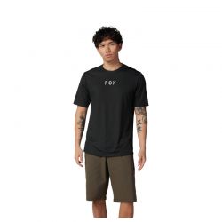 KOSZULKA ROWEROWA FOX RANGER MOTH BLACK  ENDURO CROSS