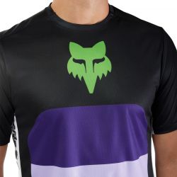 KOSZULKA ROWEROWA FOX RANGER GRID BLACK  ENDURO CROSS