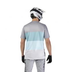 KOSZULKA ROWEROWA FOX RANGER GRID STEEL GREY  ENDURO CROSS