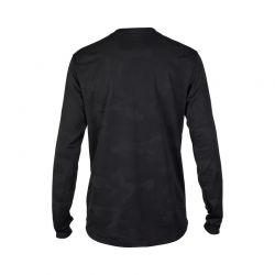 KOSZULKA ROWEROWA Z DŁUGIM RĘKAWEM FOX RANGER TRU DRI BLACK  ENDURO CROSS
