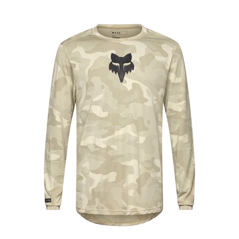 KOSZULKA ROWEROWA Z DŁUGIM RĘKAWEM FOX RANGER TRU DRI CREAM ENDURO CROSS KOSZULKA ROWEROWA Z DŁUGIM RĘKAWEM FOX RANGER TRU DRI CREAM ENDURO CROSS