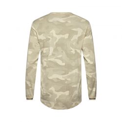 KOSZULKA ROWEROWA Z DŁUGIM RĘKAWEM FOX RANGER TRU DRI CREAM  ENDURO CROSS