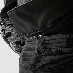 SPODNIE JEANS REBELHORN REVOLT MONOLAYER BLACK 