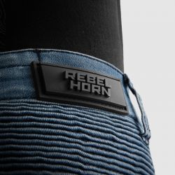 SPODNIE JEANS REBELHORN REVOLT MONOLAYER WASHED BLUE 