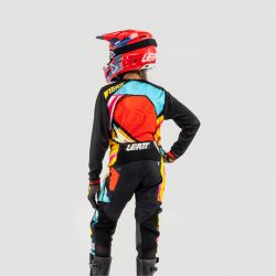 ZESTAW OFFROADOWY (BLUZA I SPODNIE) LEATT MINI JUNIOR RIDE KIT 3.5 CARNIVAL XXS/EU100/110CM