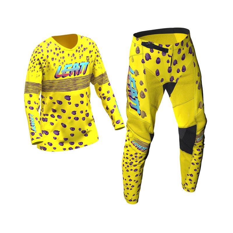 ZESTAW OFFROADOWY (BLUZA I SPODNIE) LEATT MINI JUNIOR RIDE KIT 3.5 CHEETAH XXS/EU100/110CM