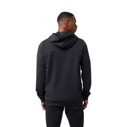 BLUZA Z KAPTUREM NA ZAMEK FOX RISE ZIP FLEECE BLACK  ENDURO CROSS