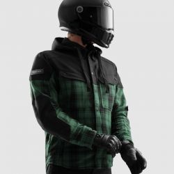 KOSZULA REBELHORN SHIFTER BLACK/GREEN  ENDURO CROSS