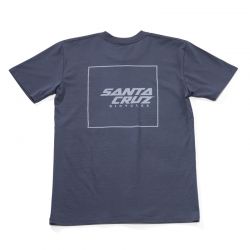 T-SHIRT SANTA CRUZ SKETCH SQUARED PETROL BLUE 
