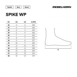BUTY SKÓRZANE REBELHORN SPIKE WP BLACK 
