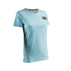 T-SHIRT PREMIUM LEATT LADY TEAL 