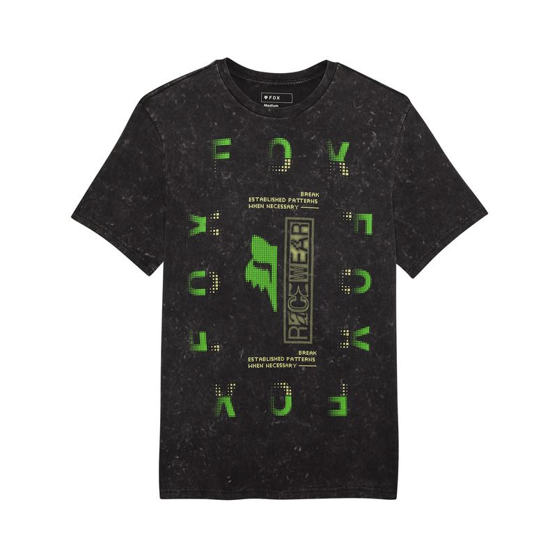 T-SHIRT FOX THROTTLE PREM BLACK ENDURO CROSS T-SHIRT FOX THROTTLE PREM BLACK ENDURO CROSS