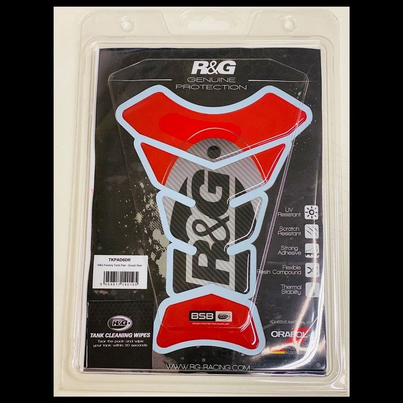 TANKPAD RG RACING FACTORY DUCATI RED