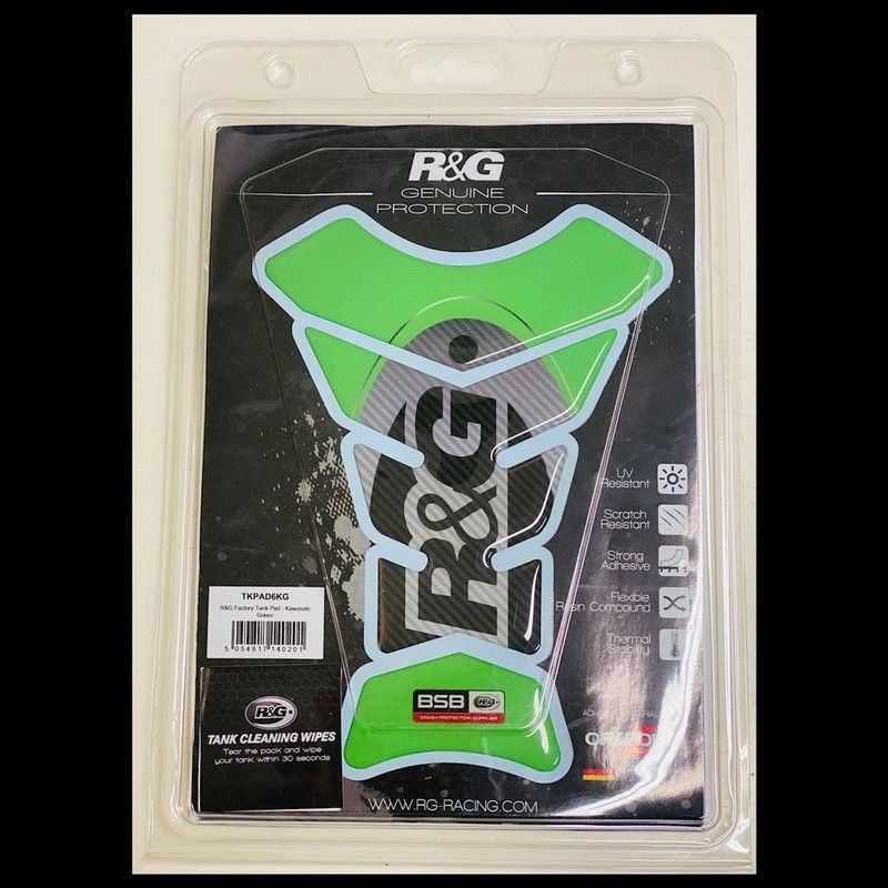 TANKPAD RG RACING FACTORY KAWASAKI GREEN