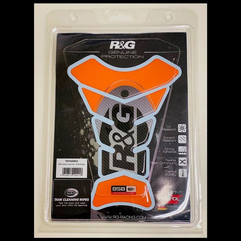 TANKPAD RG RACING FACTORY KTM ORANGE