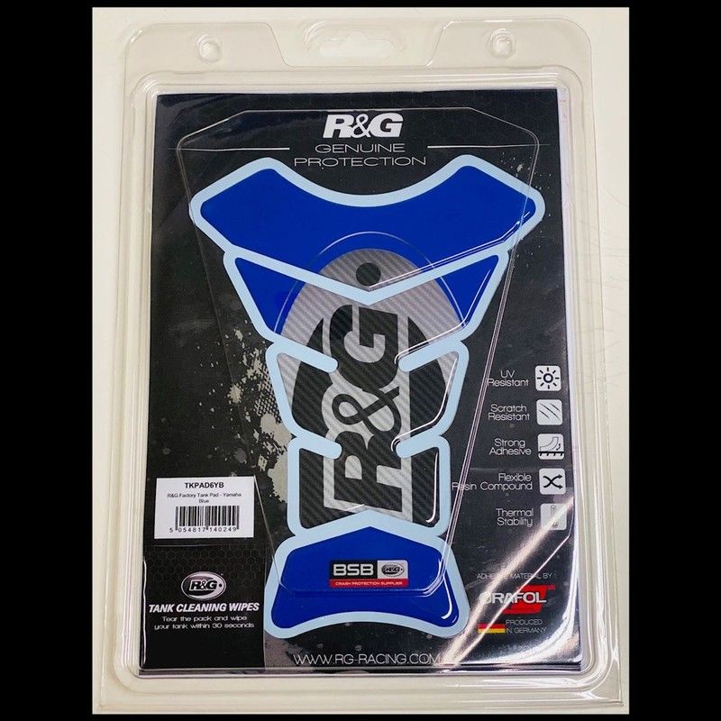 TANKPAD RG RACING FACTORY YAMAHA BLUE