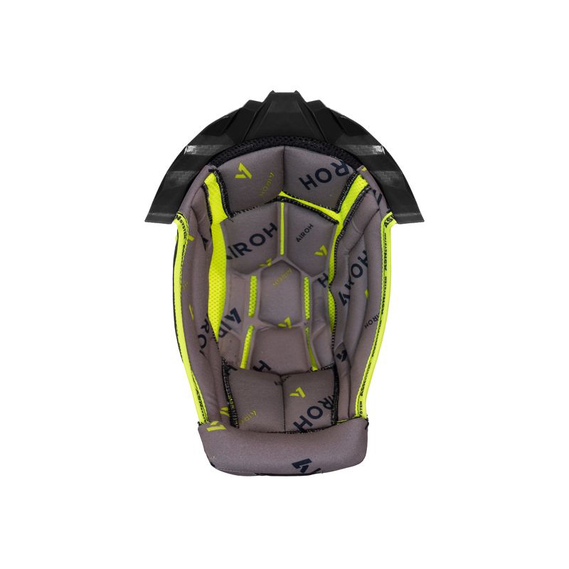 WYŚCIÓŁKA DO KASKU AIROH AVIATOR TWIST 3 GREY/YELLOW + BLACK SUPPORT 