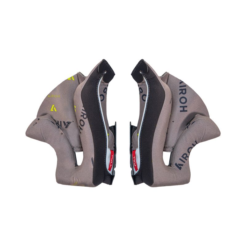 PODUSZKI POLICZKOWE DO KASKU AIROH TWIST 3 GREY/YELLOW 