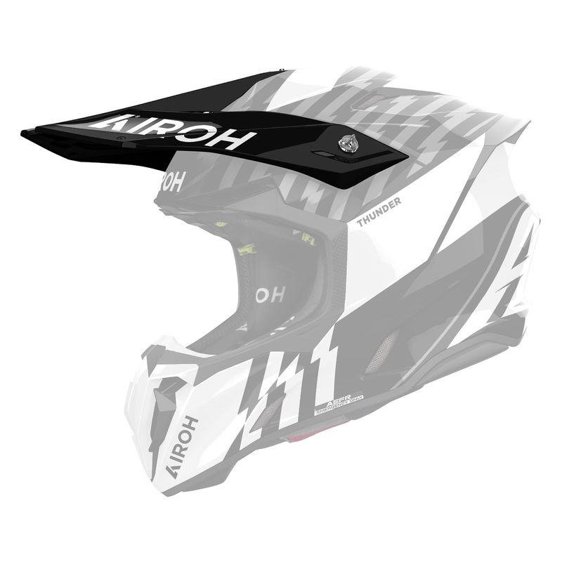 DASZEK DO KASKU AIROH TWIST 3 THUNDER BLACK/WHITE GLOSS