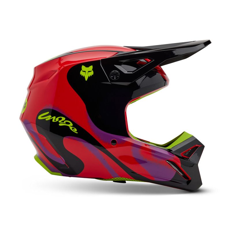 KASK FOX V1 EMOTION FLUO RED ENDURO CROSS KASK FOX V1 EMOTION FLUO RED ENDURO CROSS