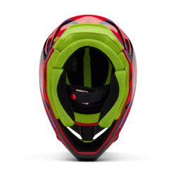 KASK FOX V1 EMOTION FLUO RED  ENDURO CROSS