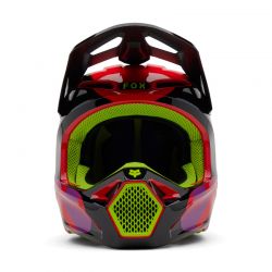 KASK FOX V1 EMOTION FLUO RED  ENDURO CROSS